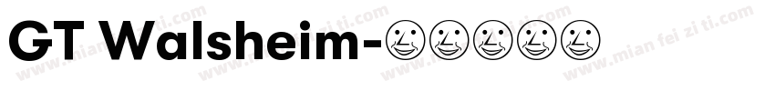 GT Walsheim字体转换
